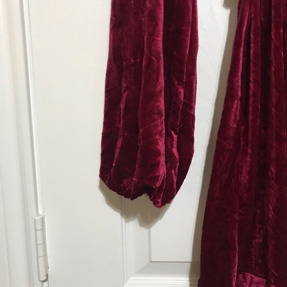 Crushed Velvet Midi Dress - Picture 5 of 6